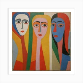 Three Women Art Print