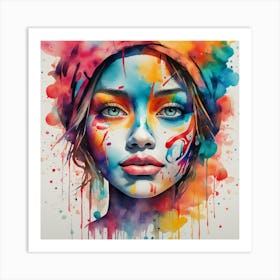 Portrait Of A Woman 43 Art Print