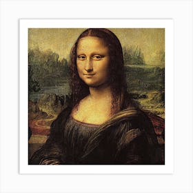 Painting of Queen Mona Lisa Art Print