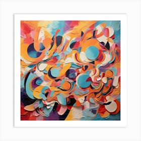 Abstract Painting 362 Art Print