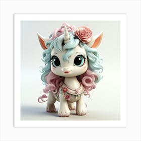 Unicorn Baby 11 Art Print