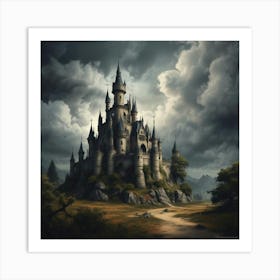 Castle In The Clouds 18 Art Print