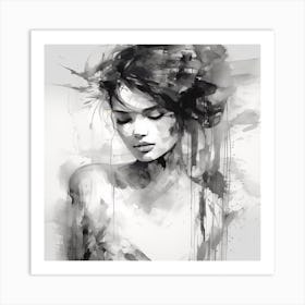 Portrait Of A Woman 6 Art Print