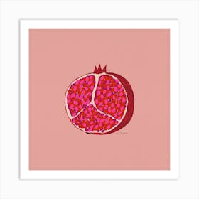 Pomegranate Square Art Print