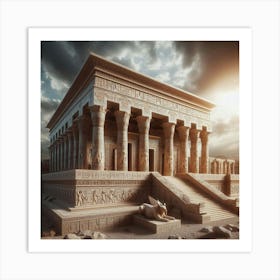 Egyptian Temple 1 Art Print