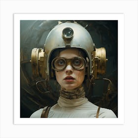 Steampunk Girl 17 Art Print