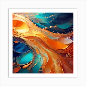 Abstract Painting 34 Art Print