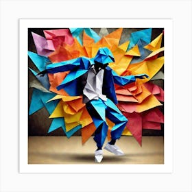 Origami Dancer 134 Art Print