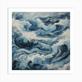 Ocean Waves 30 Art Print