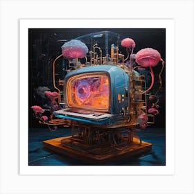 Tv Station Art Print