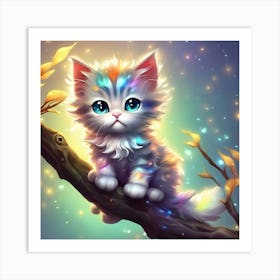 Cute Kitten 16 Art Print