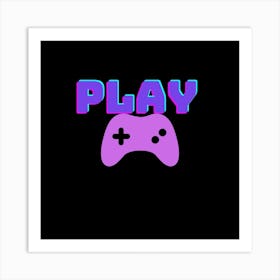 Play Logo 1 Art Print