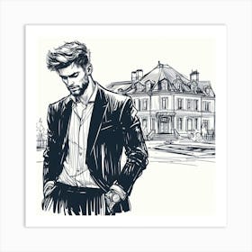 Guy Alone Art Print