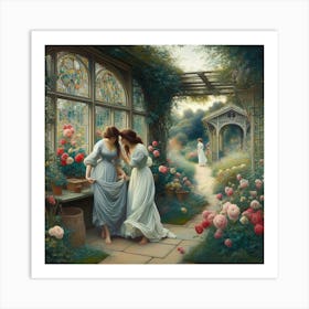 'The Rose Garden' 2 Art Print