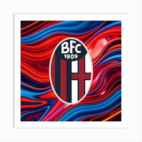 Bologna FC 1909 Logo Wall Art 4 Art Print