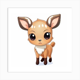 Cute Deer Art Print