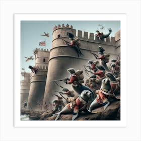 Lions Led By Art Print