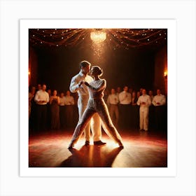 Dancers In A Ballroom 2 Art Print