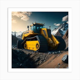 Buldozer Mountain (42) Art Print