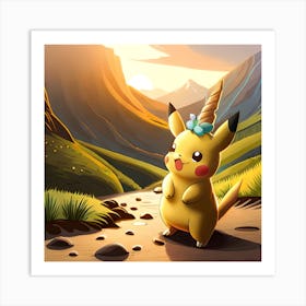 Pokemon Pikachu 2 Art Print