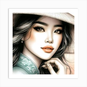 Portrait Artwork 92 Art Print