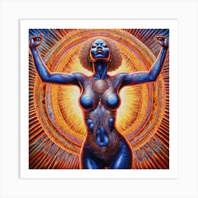 Strong  Black Woman Art Print