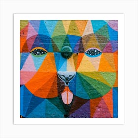 Lion'S Face Art Print