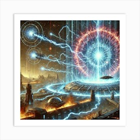 Disrupts Energy Shields 1024x1024 Art Print