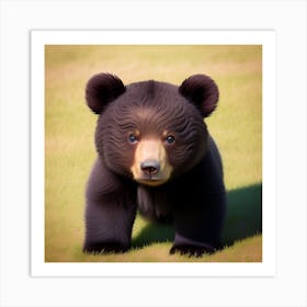 Black Bear Cub Art Print