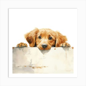 Retriever Golden 1 Art Print