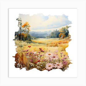 Wildflowers 1 Art Print