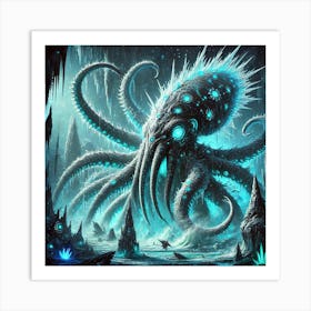 Tidalus Abyssal Behemoth Art Print