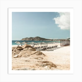 Mexico Resort Square Art Print