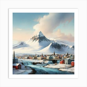 Iceland art print Art Print