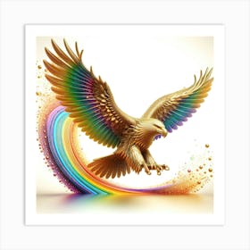 Rainbow Eagle Poster