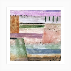 Landscape With Trees 9 Art Print