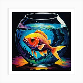 Fish Bowl 7 Art Print