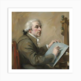 Portrait Of George Art Print