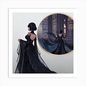 Enchanted Mirror Art Print