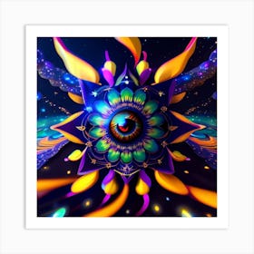 Psychedelic Art 18 Art Print