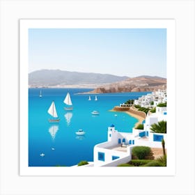 Aegean Island Art Print