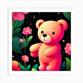 Teddy Bear 8 Art Print