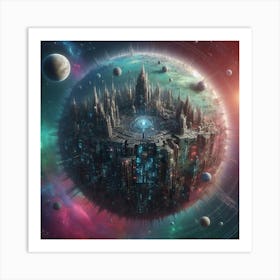 Space City Art Print