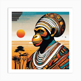 African Woman Art Print