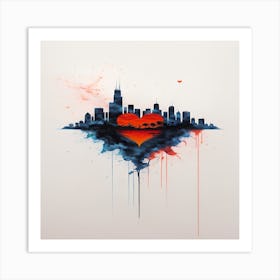 Chicago Skyline Art Print