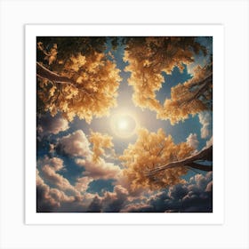 Sky And Trees Art Print