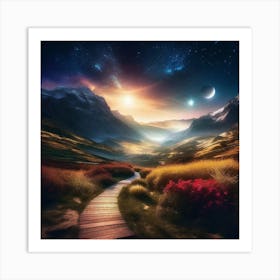 Path To The Stars Art Print