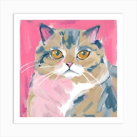 Persian Cat 03 Art Print