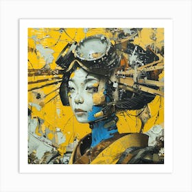 Robot Woman 1 Art Print