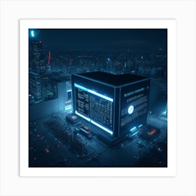 Futuristic City Art Print